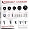 Service Caster 3 Inch Phenolic Wheel Swivel 34 Inch Threaded Stem Caster with Brake SCC SCC-TS20S314-PHS-PLB-34212 - alternate 3